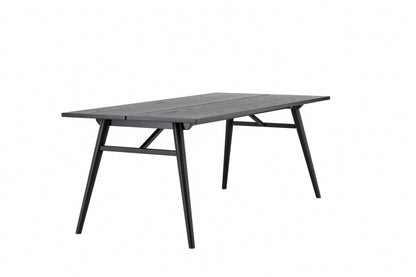 Sleek spisebord - 195 × 95 cm - sort - billede 8