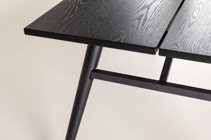 Sleek spisebord - 195 × 95 cm - sort - billede 21