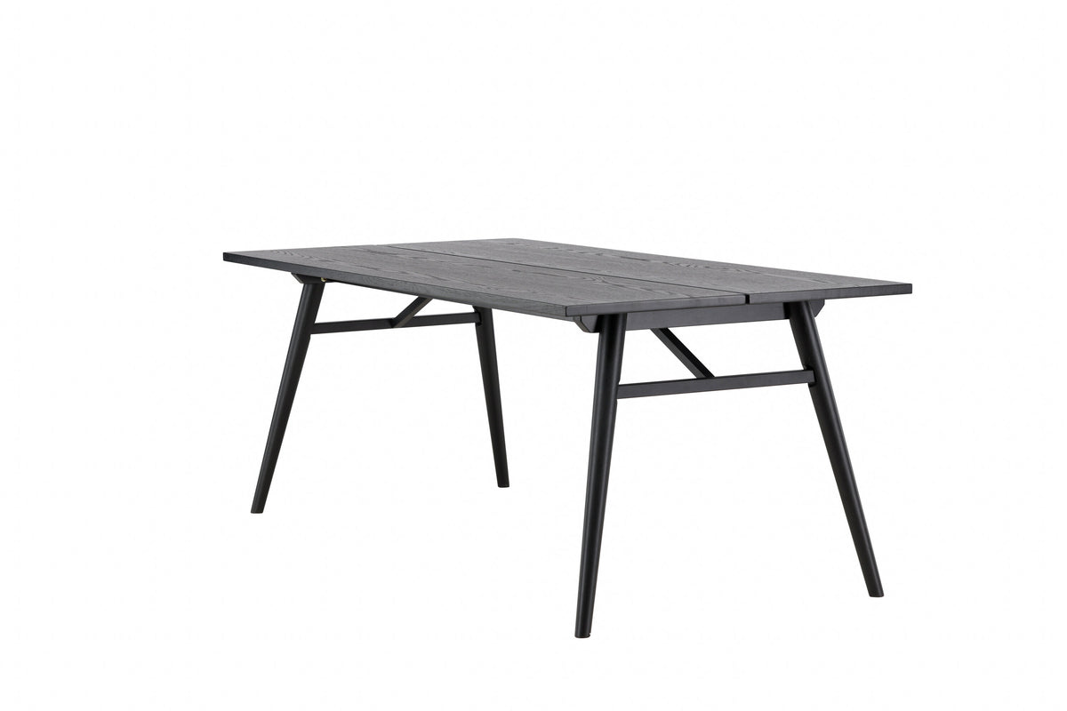 Sleek spisebord - 195 × 95 cm - sort - billede 14