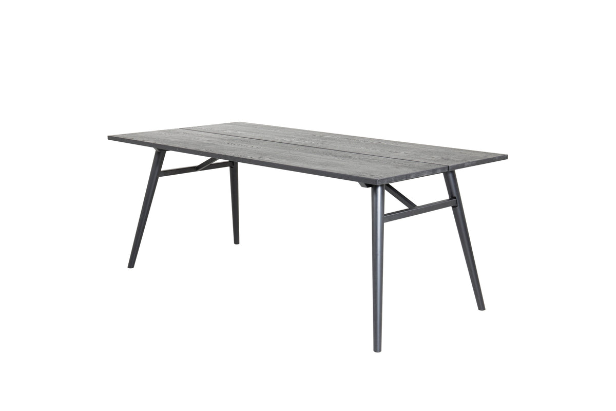 Sleek spisebord - 195 × 95 cm - sort - billede 4