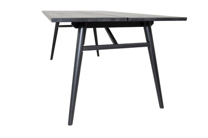 Sleek spisebord - 195 × 95 cm - sort - billede 11