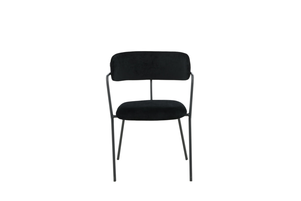 Arrow spisebordsstole - sort - 2 stk. - billede 2