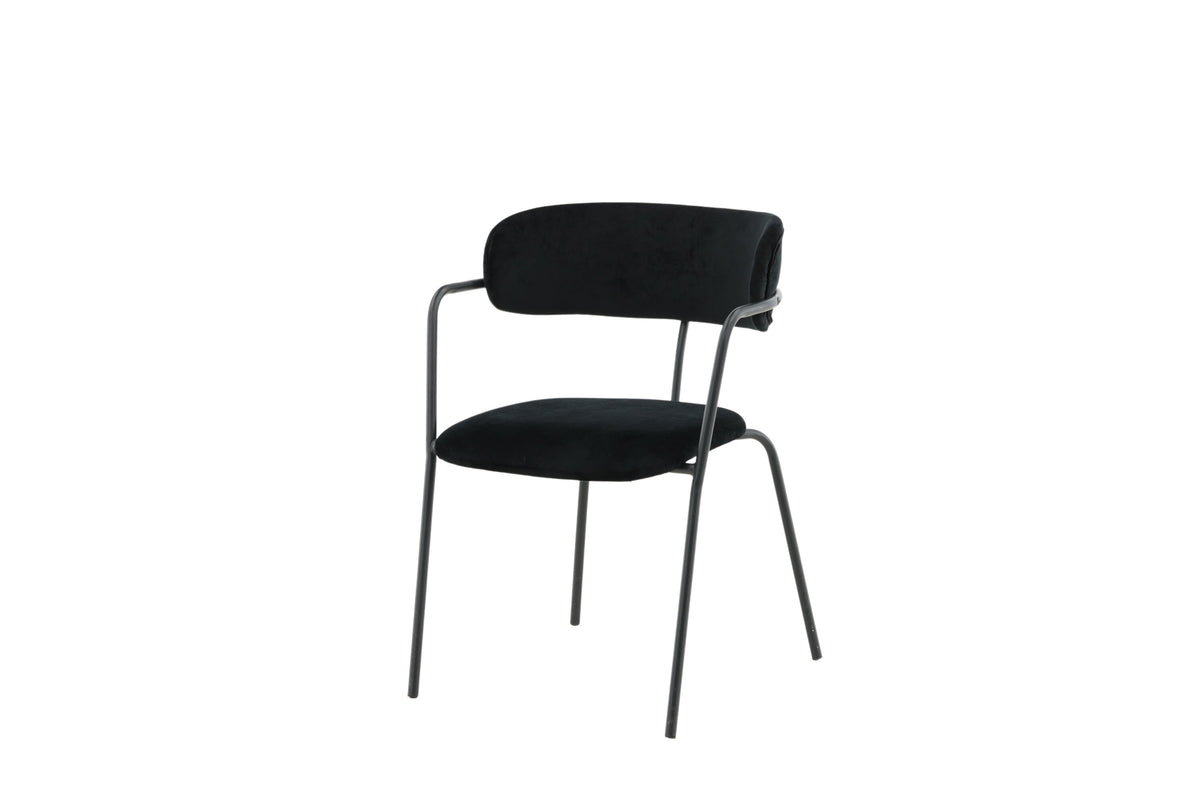 Arrow spisebordsstole - sort - 2 stk. - billede 3
