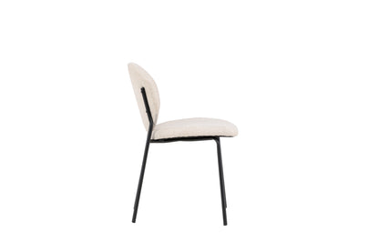 Vault spisebordsstole - beige, sort - 2 stk. - billede 11