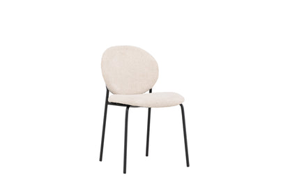 Vault spisebordsstole - beige, sort - 2 stk. - billede 13