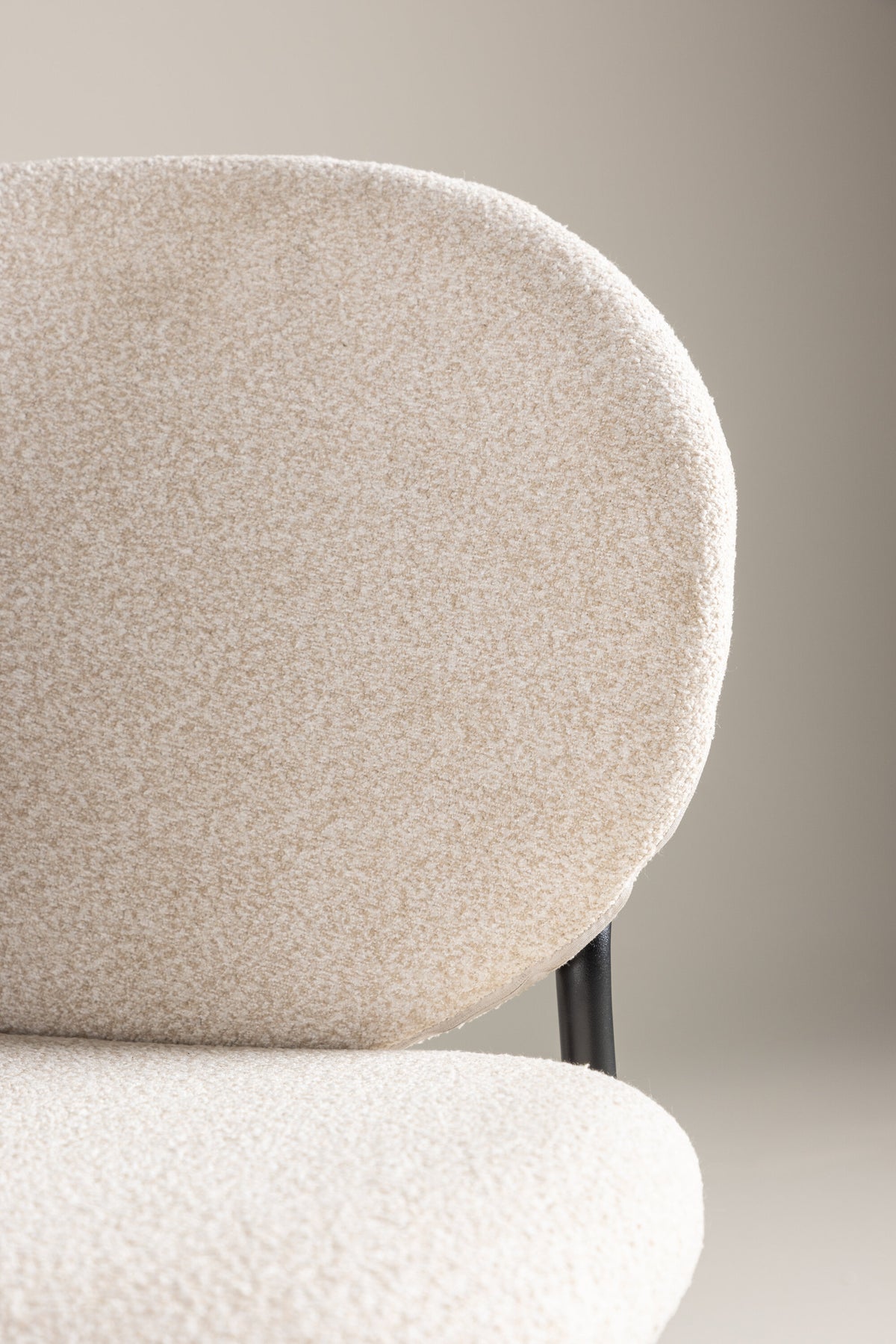 Vault spisebordsstole - beige, sort - 2 stk. - billede 18