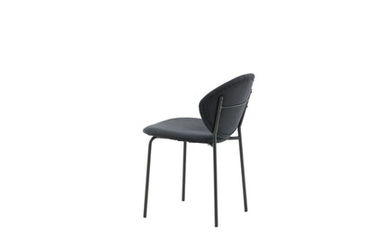 Vault spisebordsstole - sort - 2 stk. - billede 6