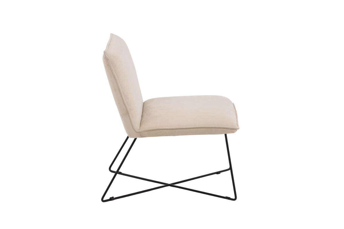 X-lounge loungestol - beige, sort - billede 10