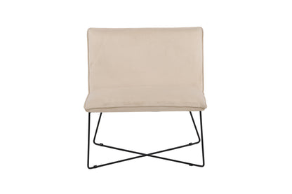 X-lounge loungestol - beige, sort - billede 1