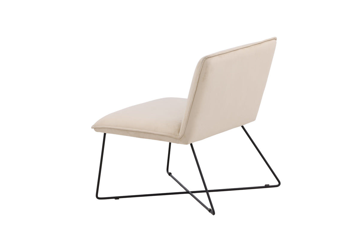 X-lounge loungestol - beige, sort - billede 5