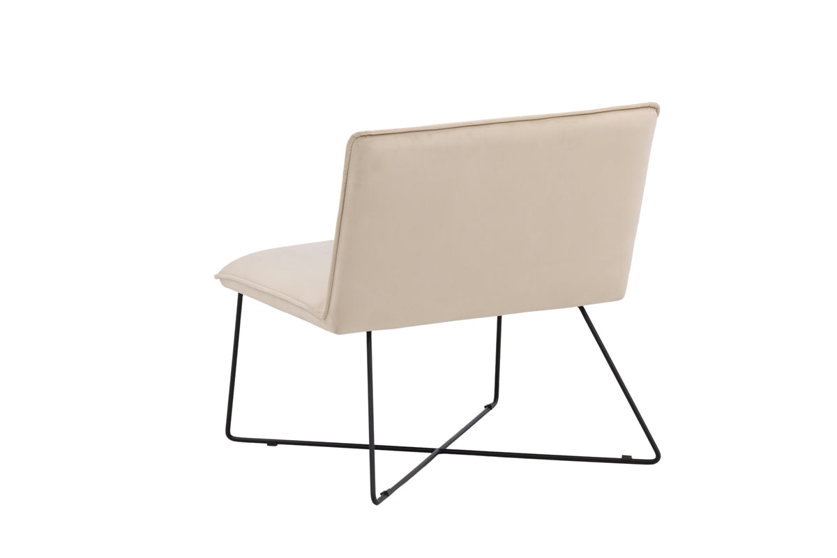 X-lounge loungestol - beige, sort - billede 6