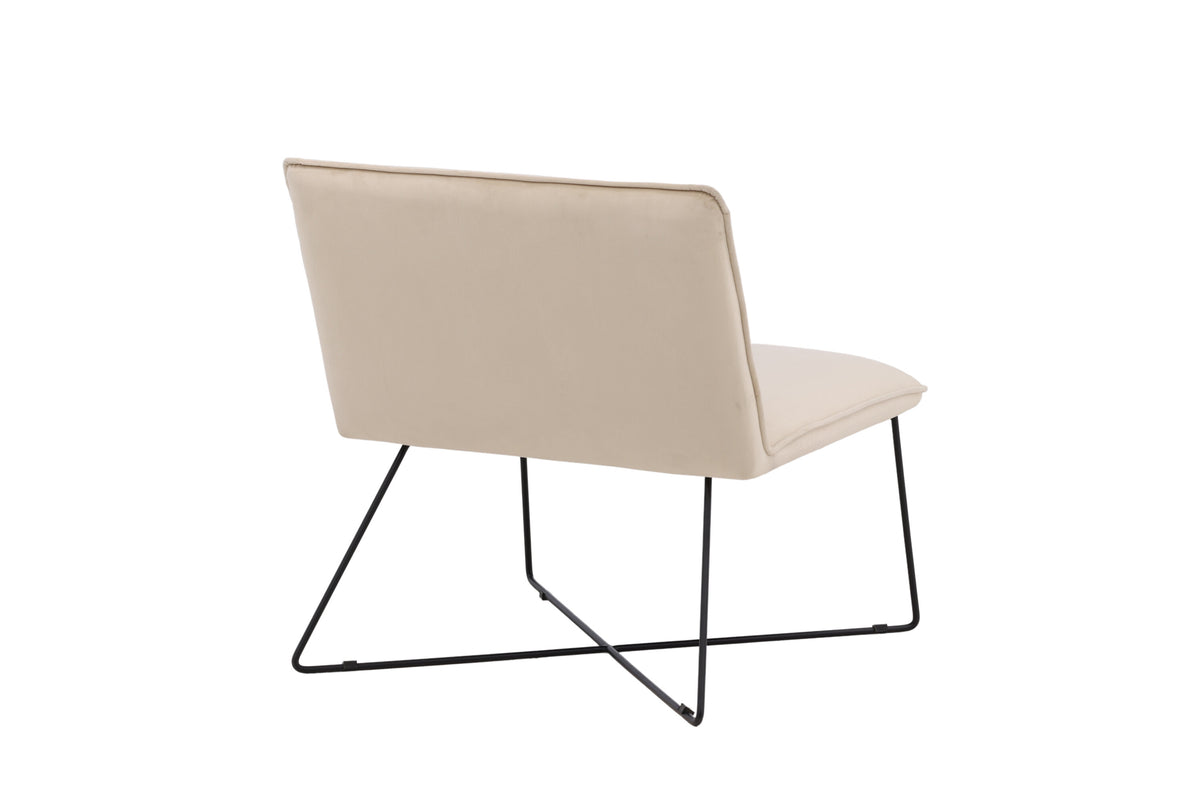 X-lounge loungestol - beige, sort - billede 8