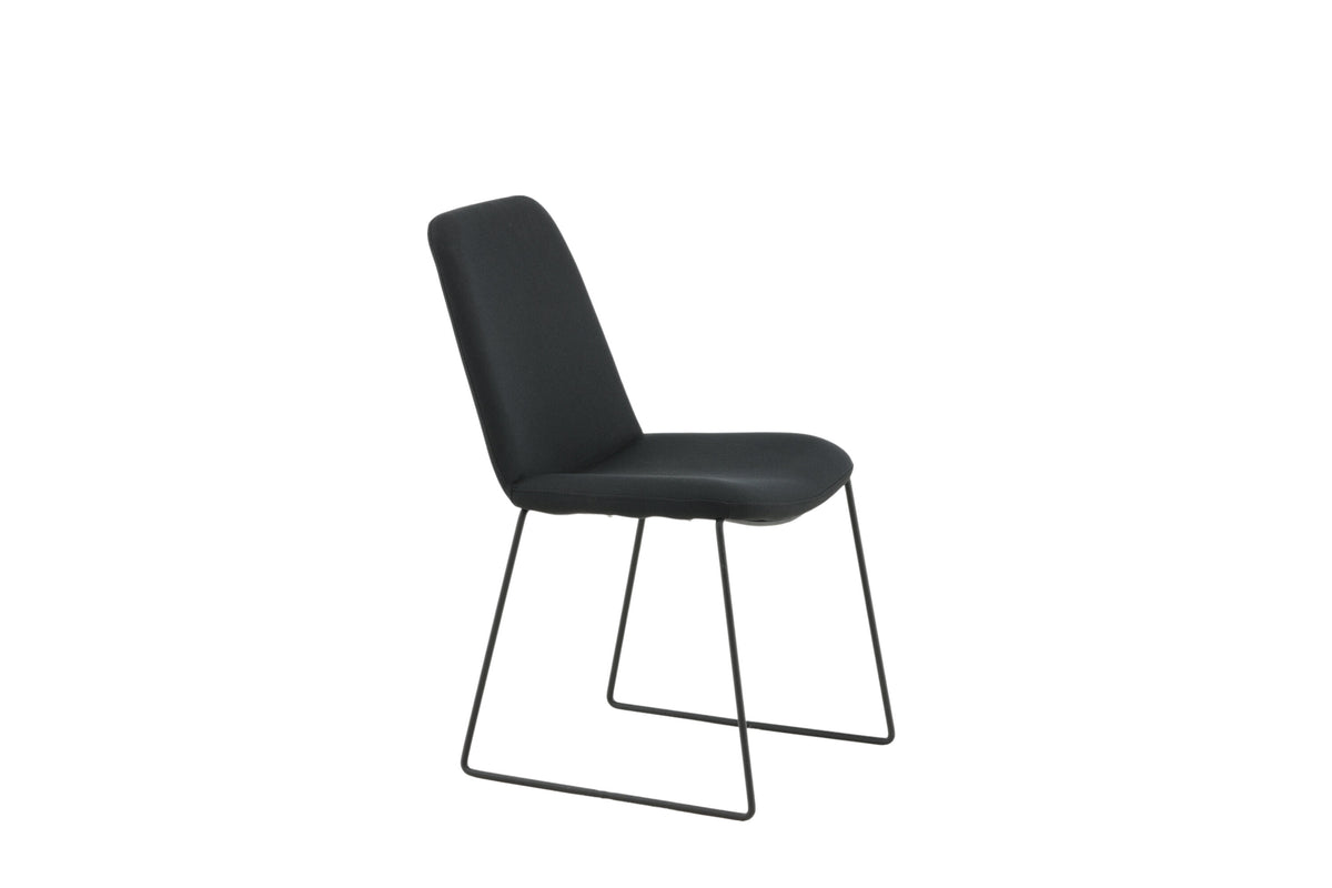 Muce spisebordsstole - sort - 2 stk. - billede 12