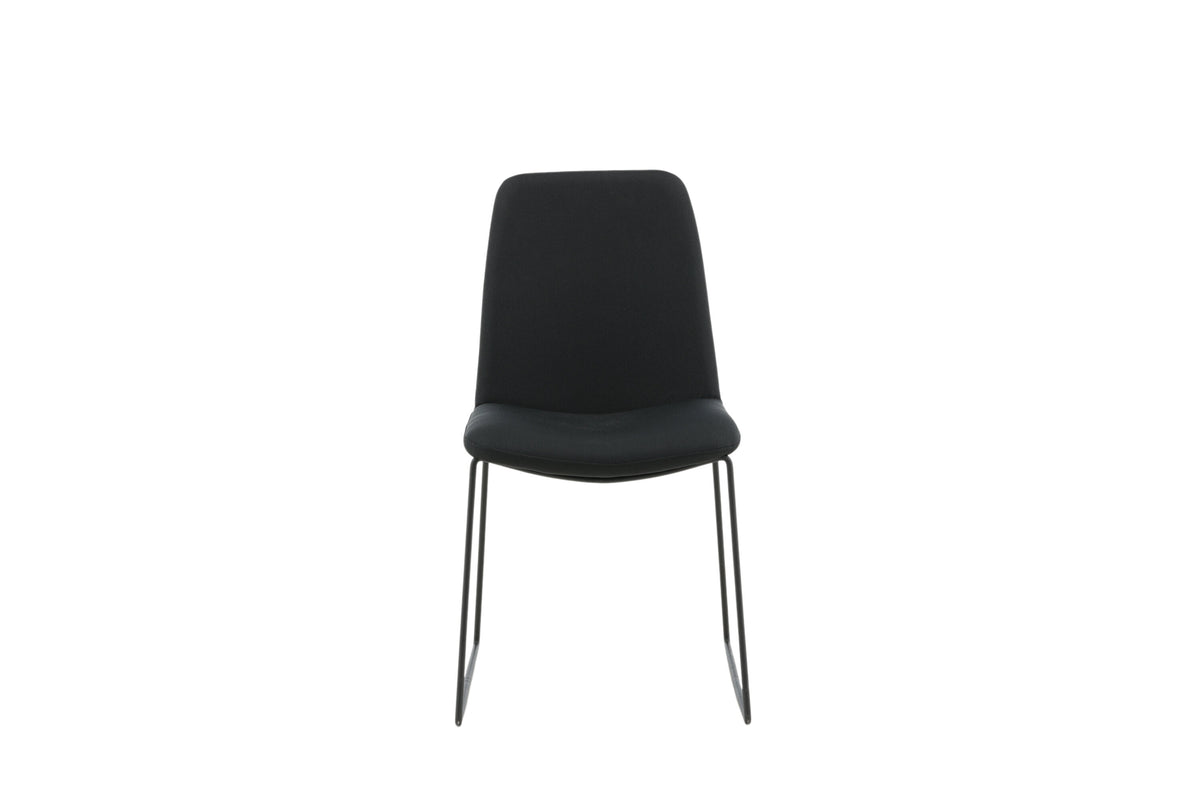 Muce spisebordsstole - sort - 2 stk. - billede 2