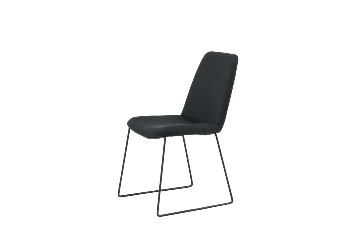 Muce spisebordsstole - sort - 2 stk. - billede 4
