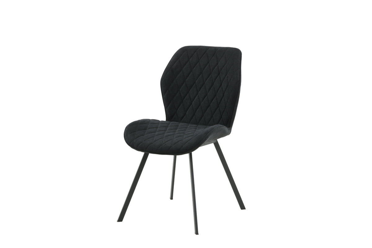 Gemma spisebordsstole - sort - 2 stk. - billede 3