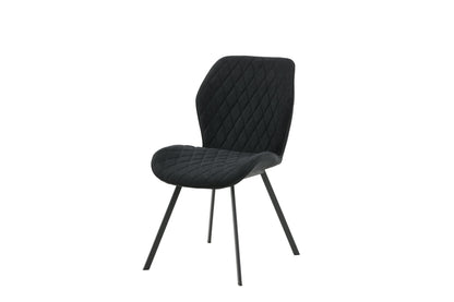 Gemma spisebordsstole - sort - 2 stk. - billede 3