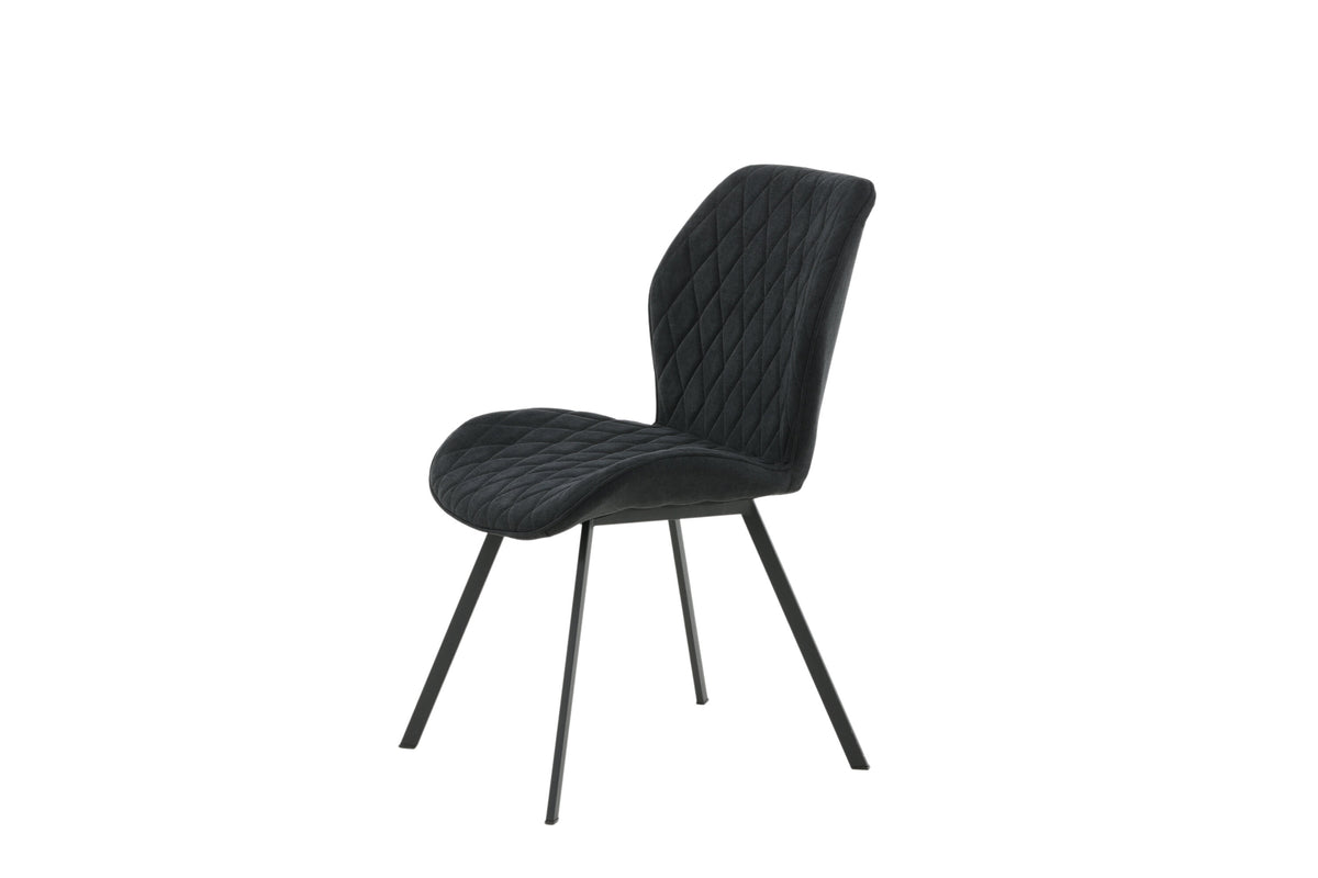 Gemma spisebordsstole - sort - 2 stk. - billede 4
