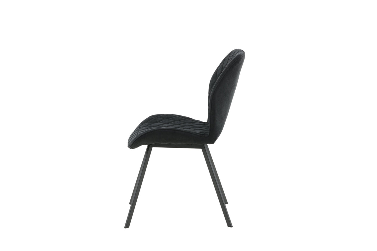 Gemma spisebordsstole - sort - 2 stk. - billede 5