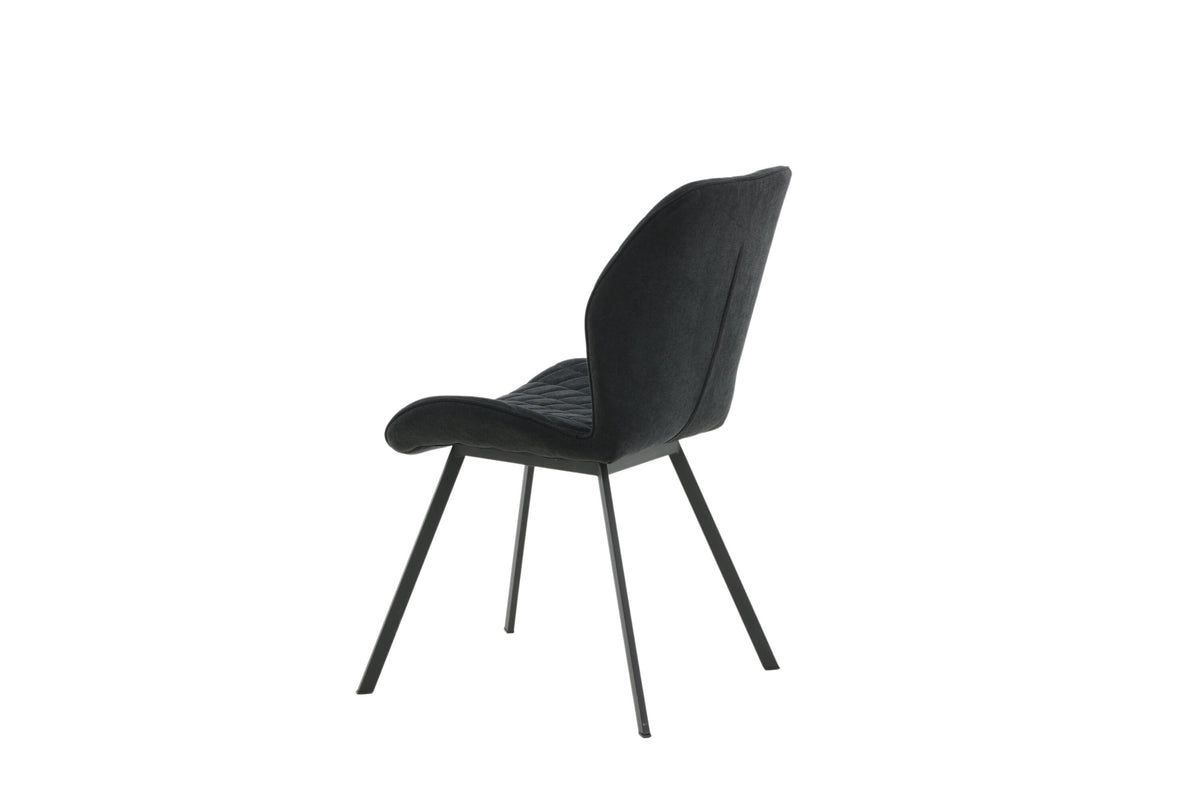 Gemma spisebordsstole - sort - 2 stk. - billede 6