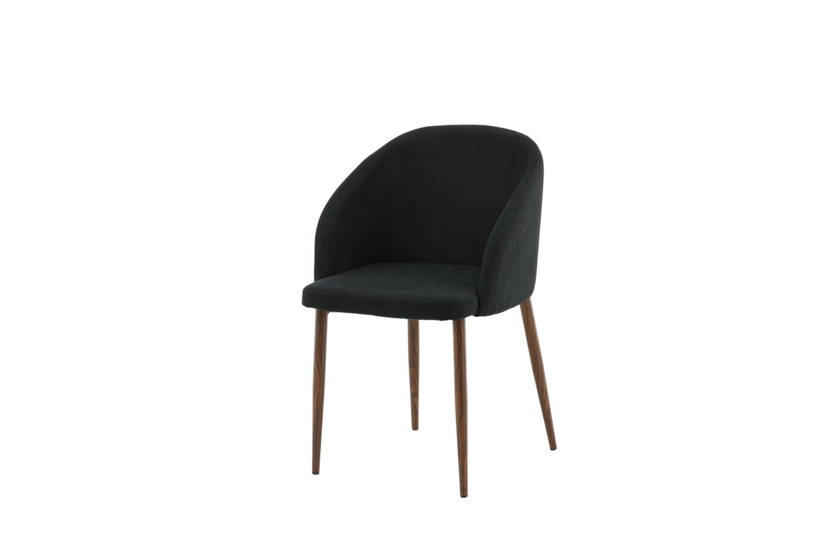 Arch spisebordsstole - sort, natur - 2 stk. - billede 3