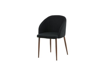 Arch spisebordsstole - sort, natur - 2 stk. - billede 3