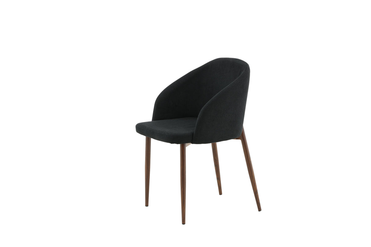 Arch spisebordsstole - sort, natur - 2 stk. - billede 4