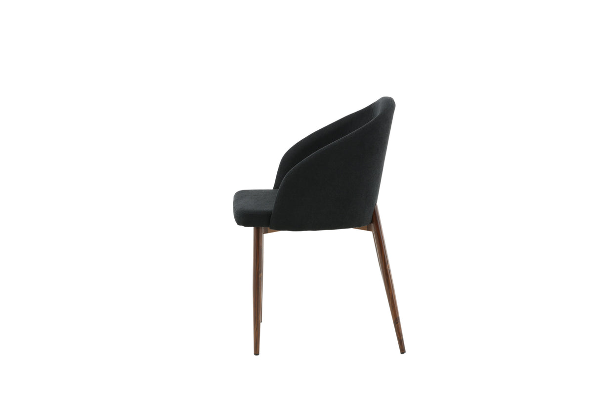 Arch spisebordsstole - sort, natur - 2 stk. - billede 5