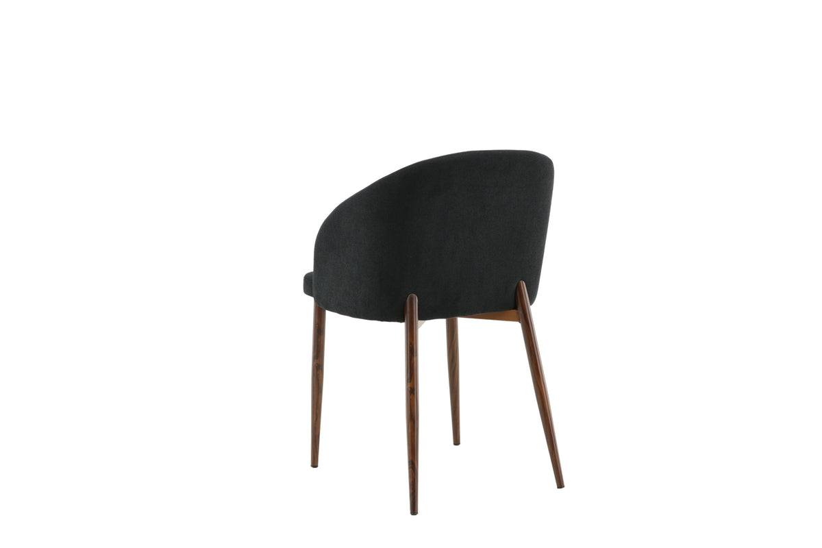 Arch spisebordsstole - sort, natur - 2 stk. - billede 7
