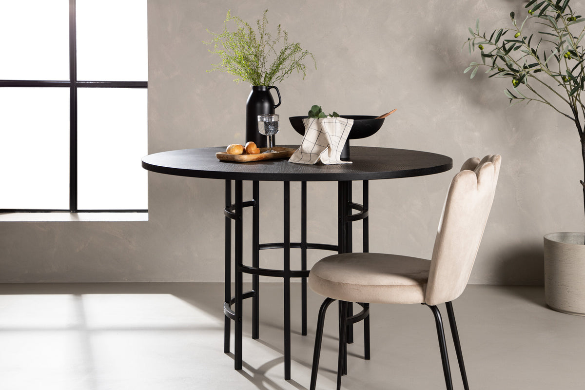 Copenhagen rundt spisebord - Ø115 cm - sort - billede 5