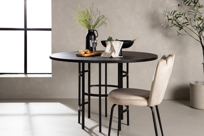Copenhagen rundt spisebord - Ø115 cm - sort - billede 5
