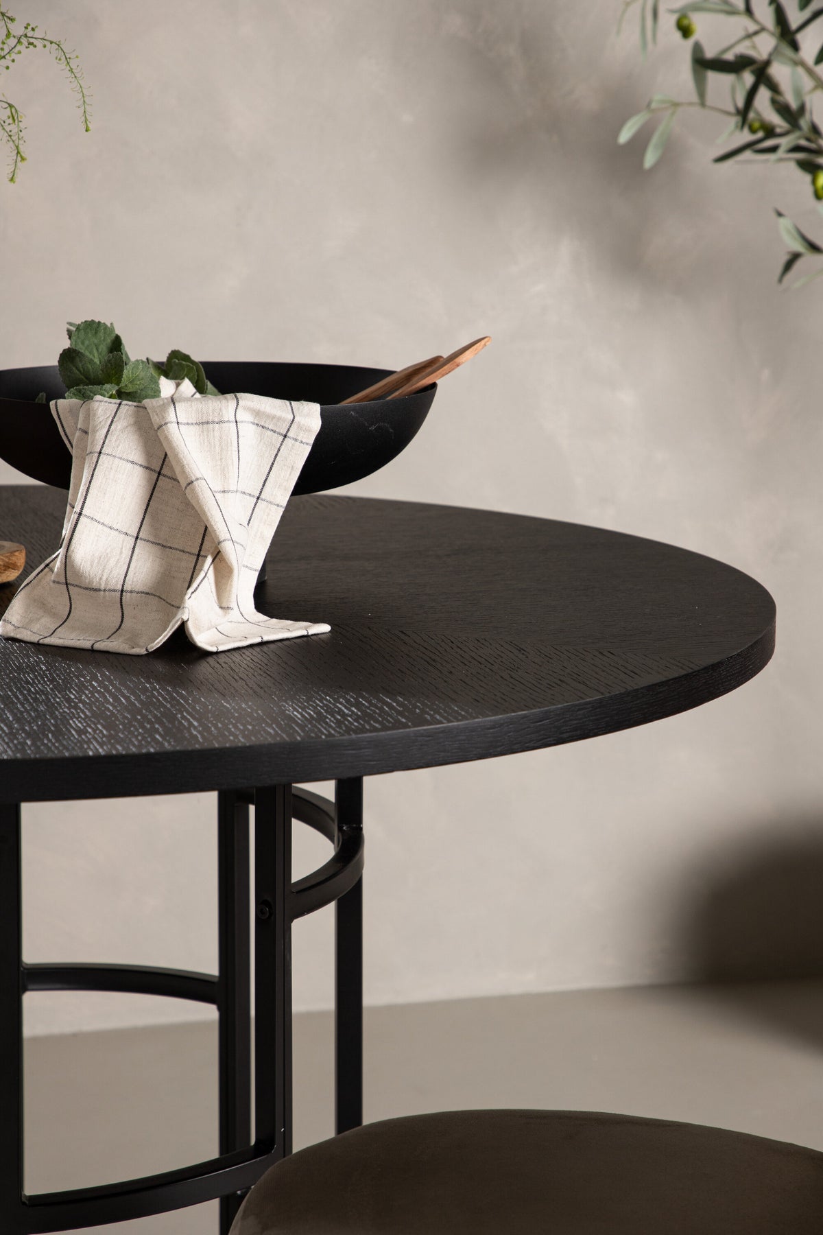 Copenhagen rundt spisebord - Ø115 cm - sort - billede 19