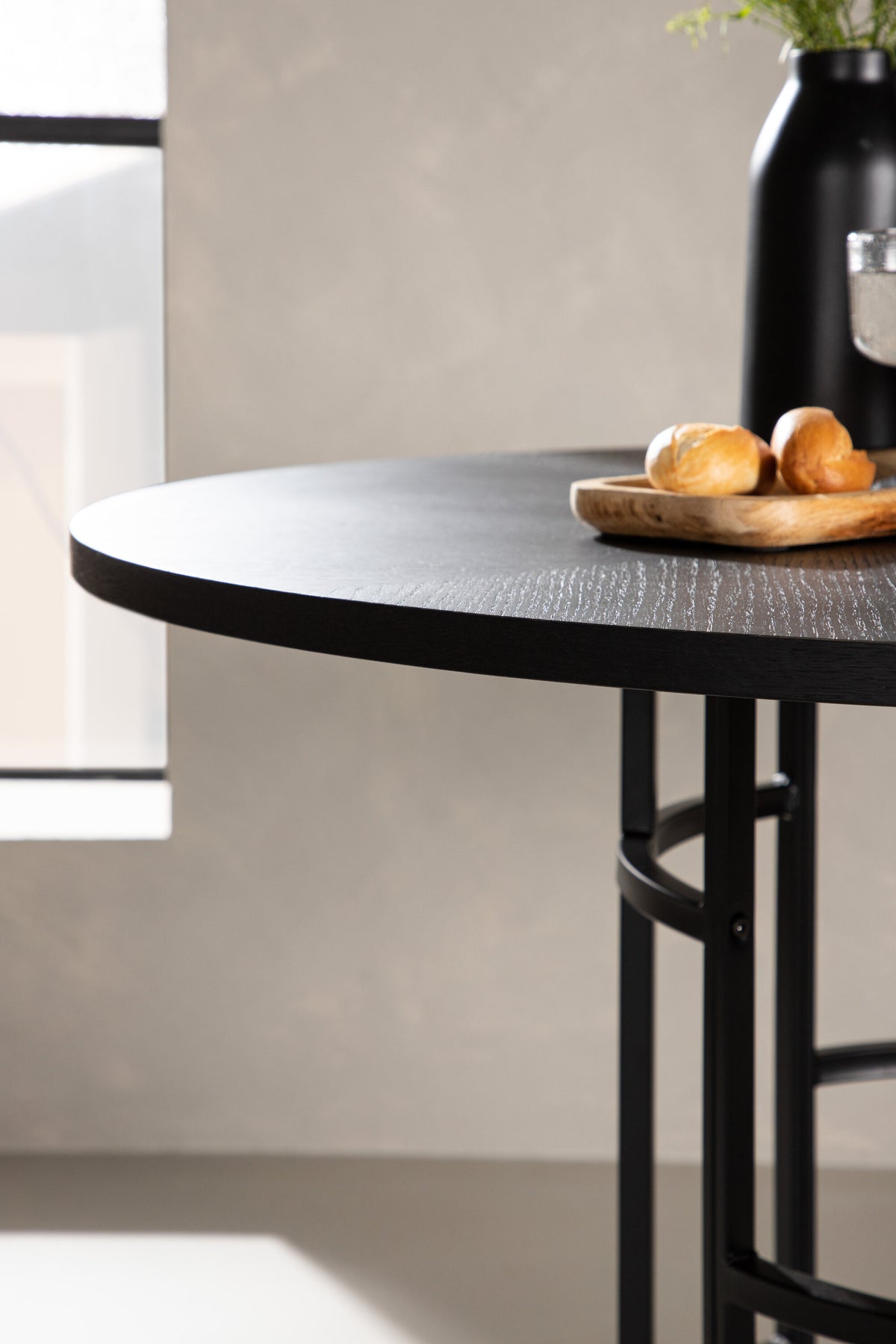 Copenhagen rundt spisebord - Ø115 cm - sort - billede 17