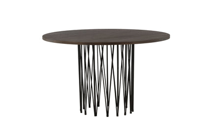 Stone rundt spisebord - Ø120 cm - sort, mokka - billede 1