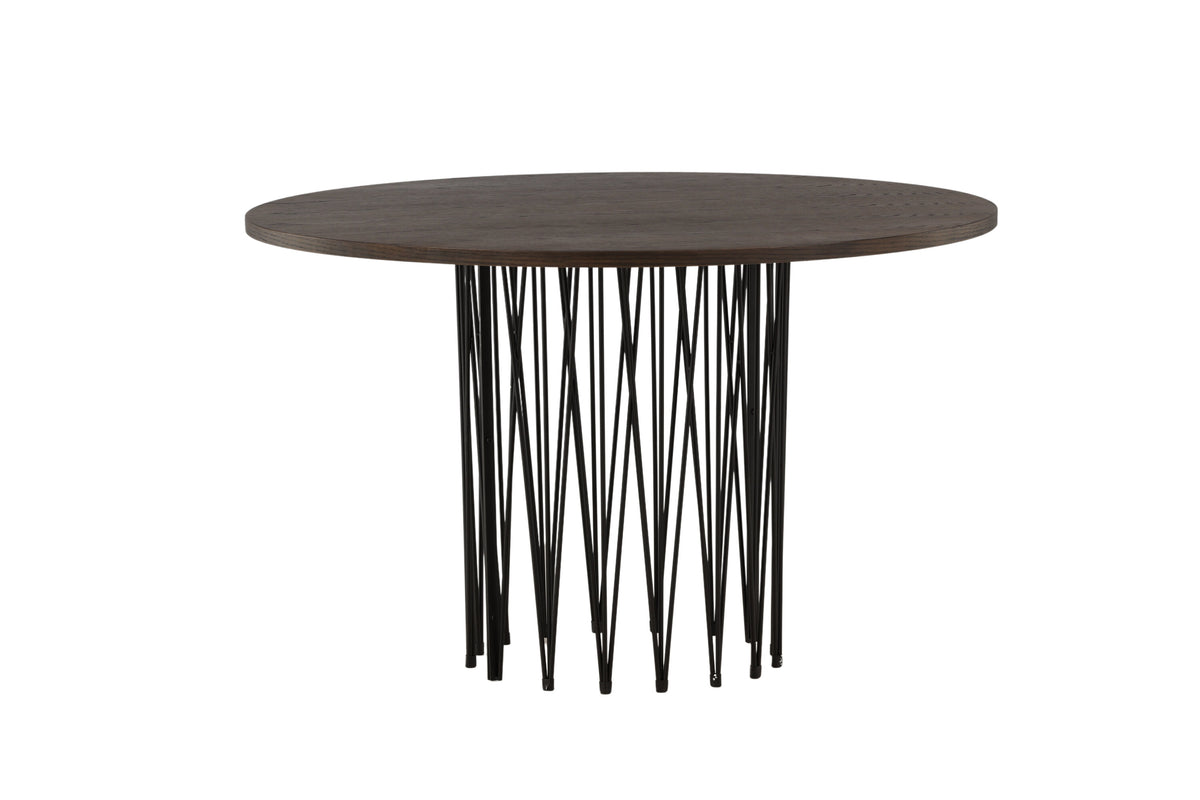 Stone rundt spisebord - Ø120 cm - sort, mokka - billede 2