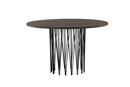 Stone rundt spisebord - Ø120 cm - sort, mokka - billede 2