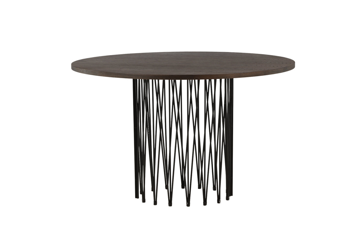 Stone rundt spisebord - Ø120 cm - sort, mokka - billede 3