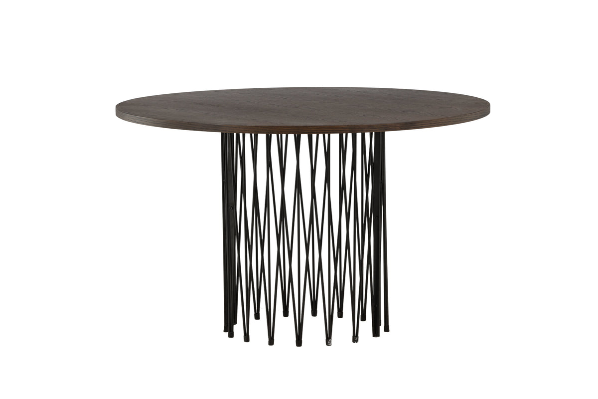 Stone rundt spisebord - Ø120 cm - sort, mokka - billede 4