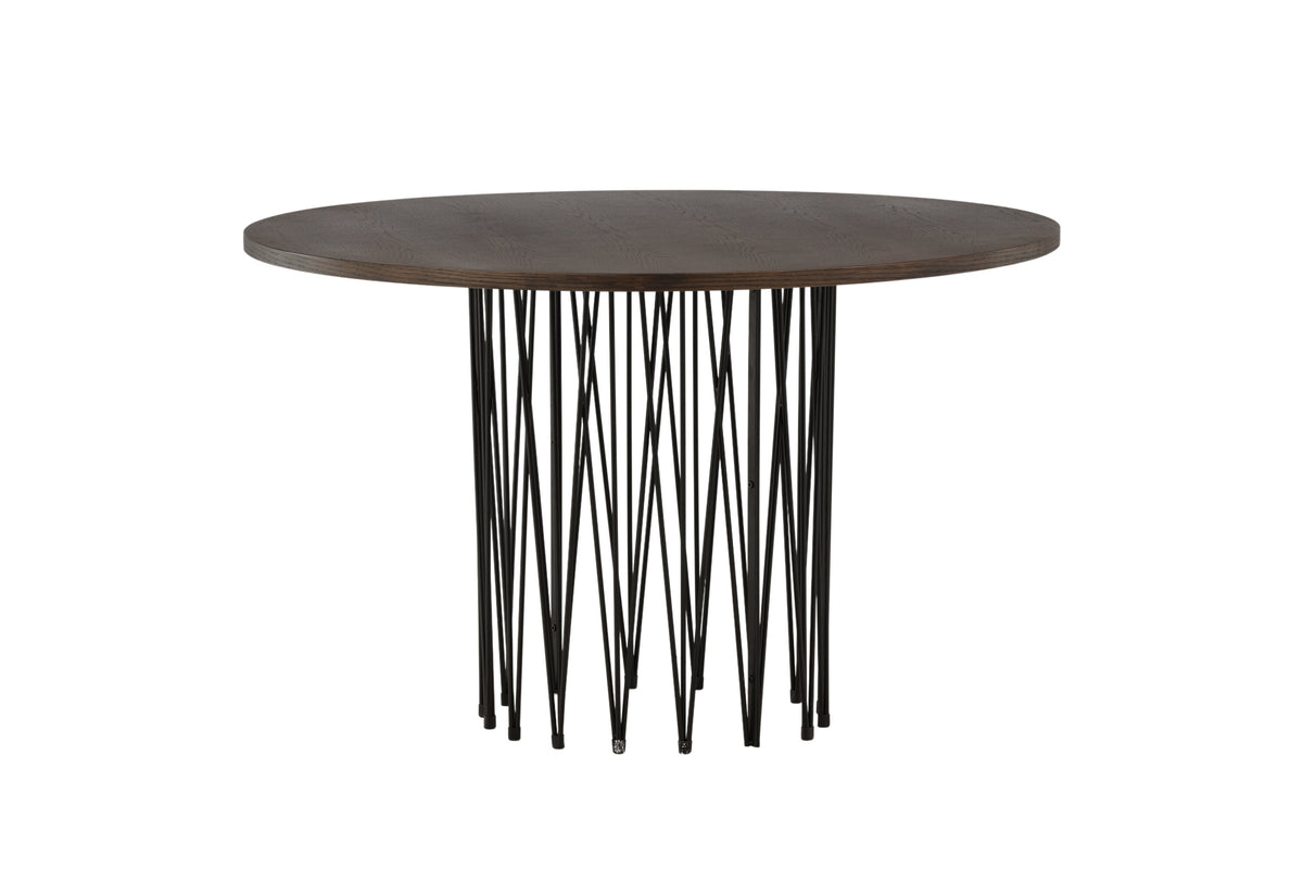 Stone rundt spisebord - Ø120 cm - sort, mokka - billede 5