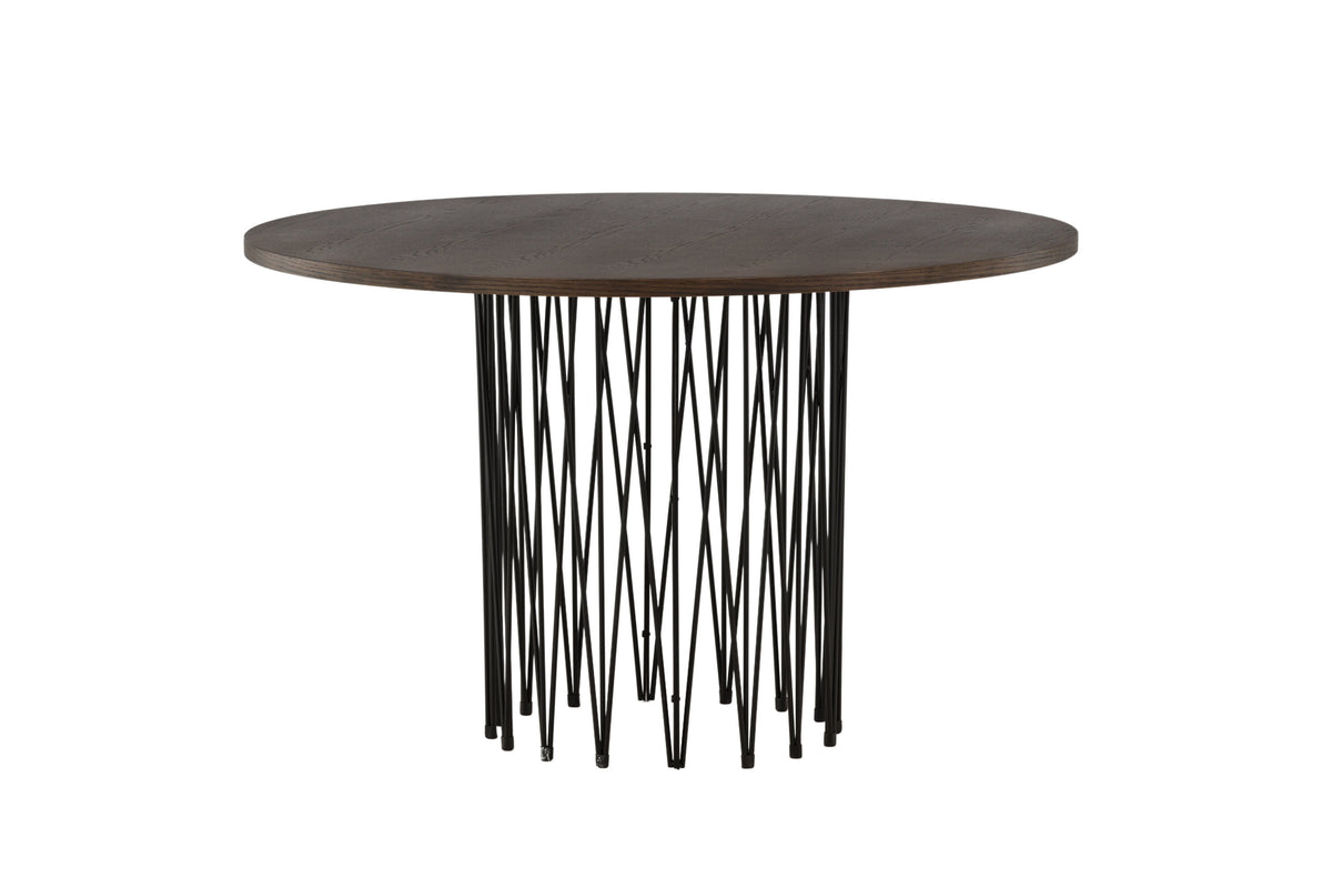 Stone rundt spisebord - Ø120 cm - sort, mokka - billede 6