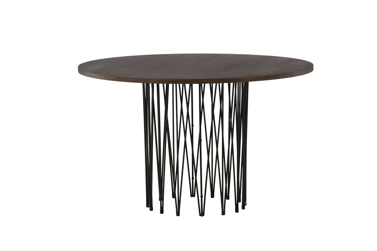 Stone rundt spisebord - Ø120 cm - sort, mokka - billede 12