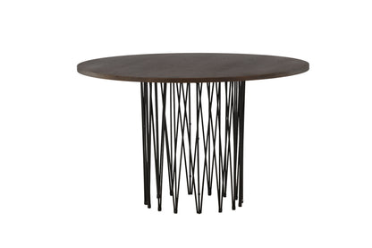 Stone rundt spisebord - Ø120 cm - sort, mokka - billede 12
