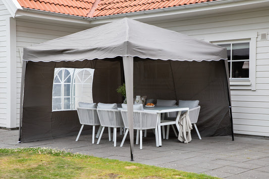 Easy Up Pavillon 295 x 250 x 295 Brun