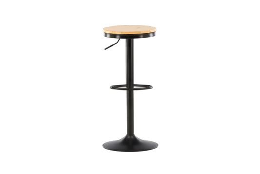 Conway barstole - sort, natur - 2 stk. - billede 1