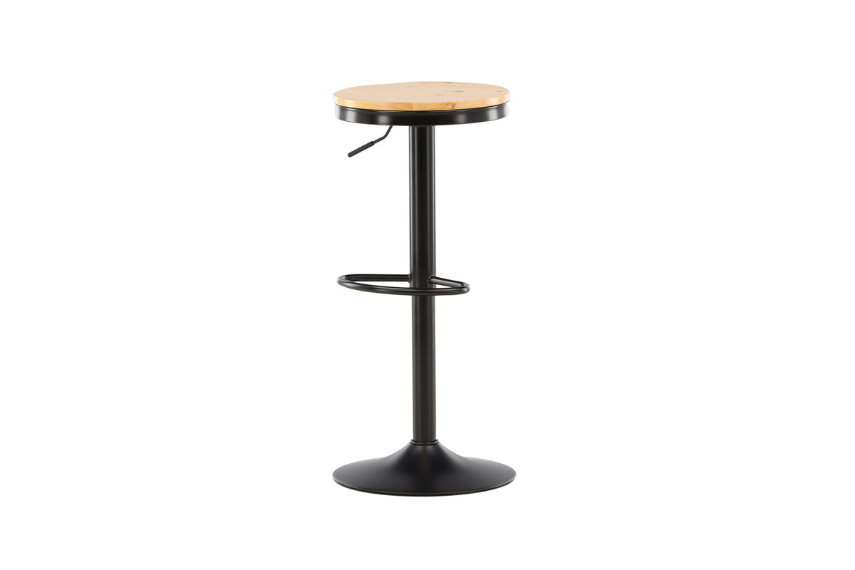 Conway barstole - sort, natur - 2 stk. - billede 3