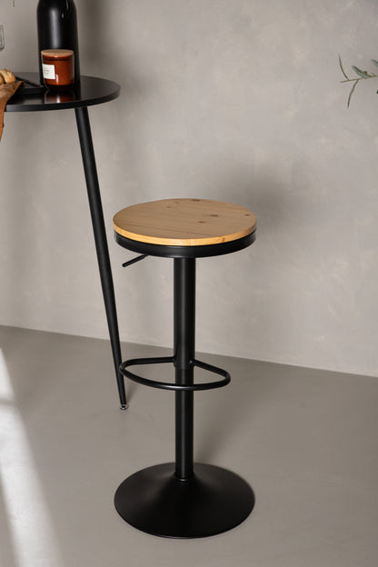 Conway barstole - sort, natur - 2 stk. - billede 19