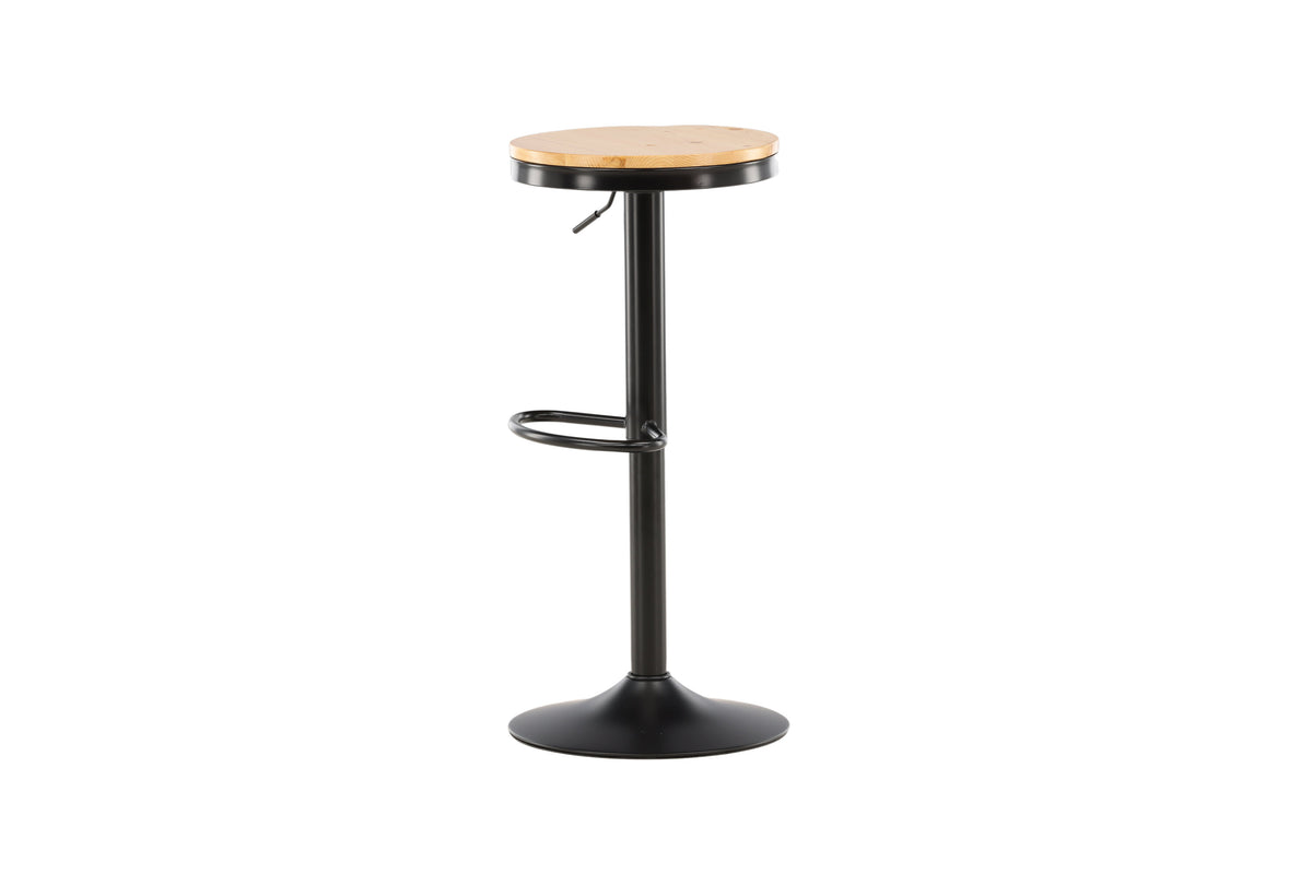 Conway barstole - sort, natur - 2 stk. - billede 4