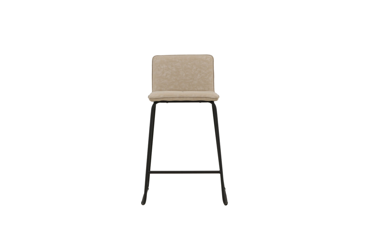 Bisbee barstole - beige, sort - 2 stk. - billede 2