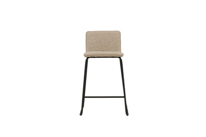 Bisbee barstole - beige, sort - 2 stk. - billede 2