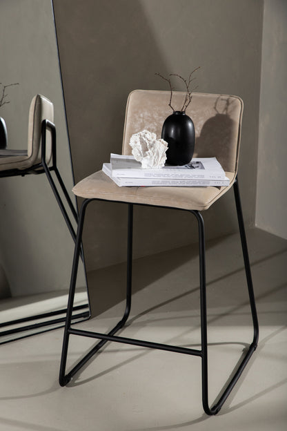 Bisbee barstole - beige, sort - 2 stk. - billede 17